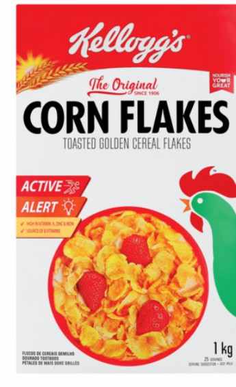 KELLOGGS CORN FLAKE BOX 1KG